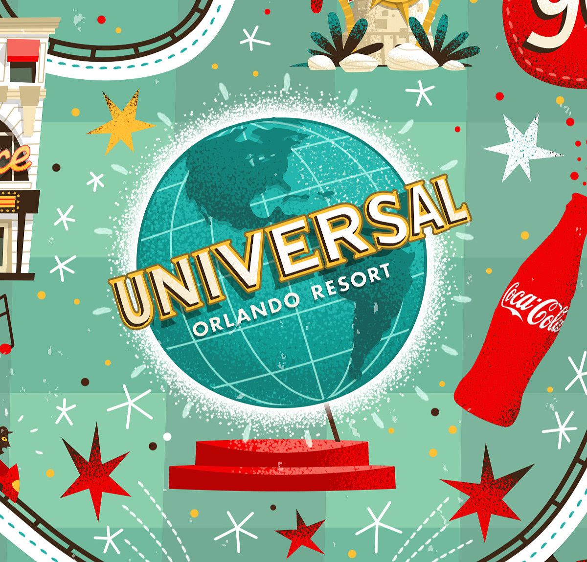 艺峰国际艺术家Steve Simpson为环球影城设计