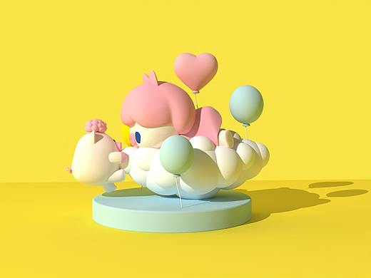 PIGGY SISTER 小猪妹妹（个人主页-ZNTUzNjg2NDQ=） - IP形象 - 站酷设计师小兔力力和拉拉原创素材 - 站酷ZCOOL