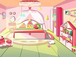 矢量房间插图设计