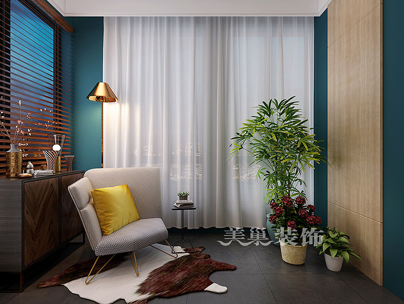 郑州五号街坊99平两室装修后现代轻奢风设计效果图（图ZMTY5MTgyMzIw） - 家装设计 - 站酷设计师郑州美巢装饰原创素材 - 站酷ZCOOL