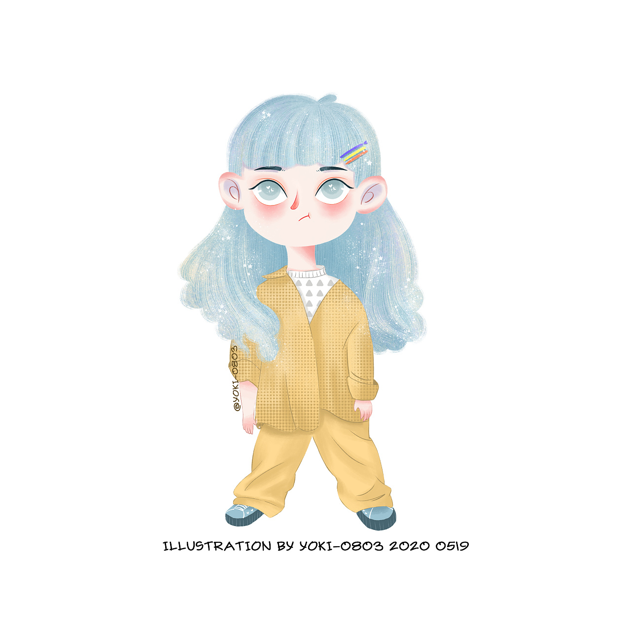 儿童插画|全身人物|女孩系列