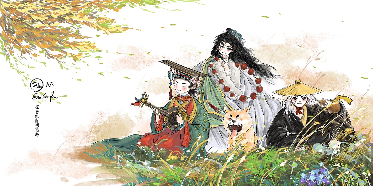 最近画的大图（图ZMjUzMjU4MzU2） - 商业插画 - 站酷设计师sun294原创素材 - 站酷ZCOOL