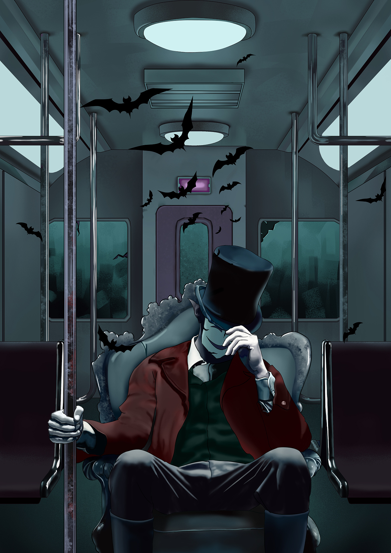 荒诞的艺术|插画|商业插画|藏在雾里云间 - 原创作品 - 站酷 (zcool)