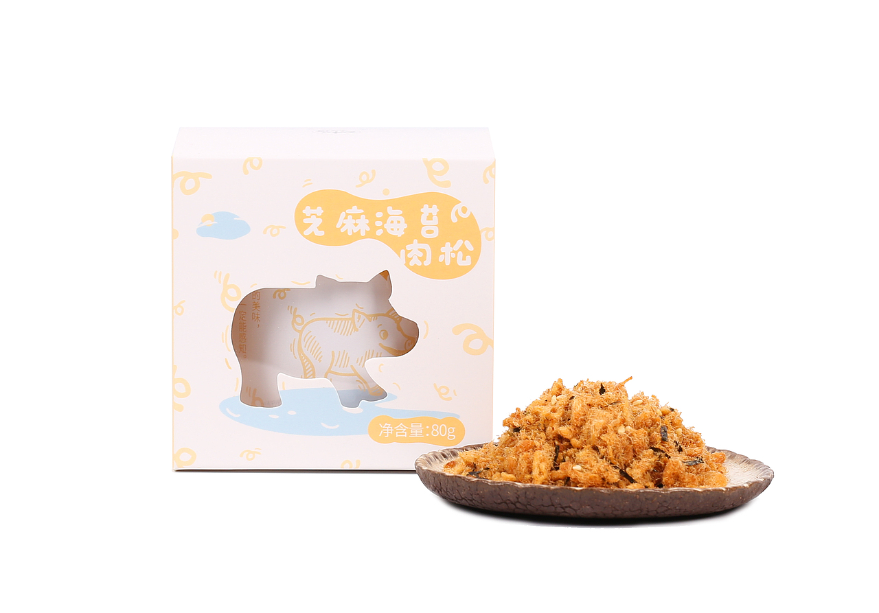 芝麻海苔肉松包装