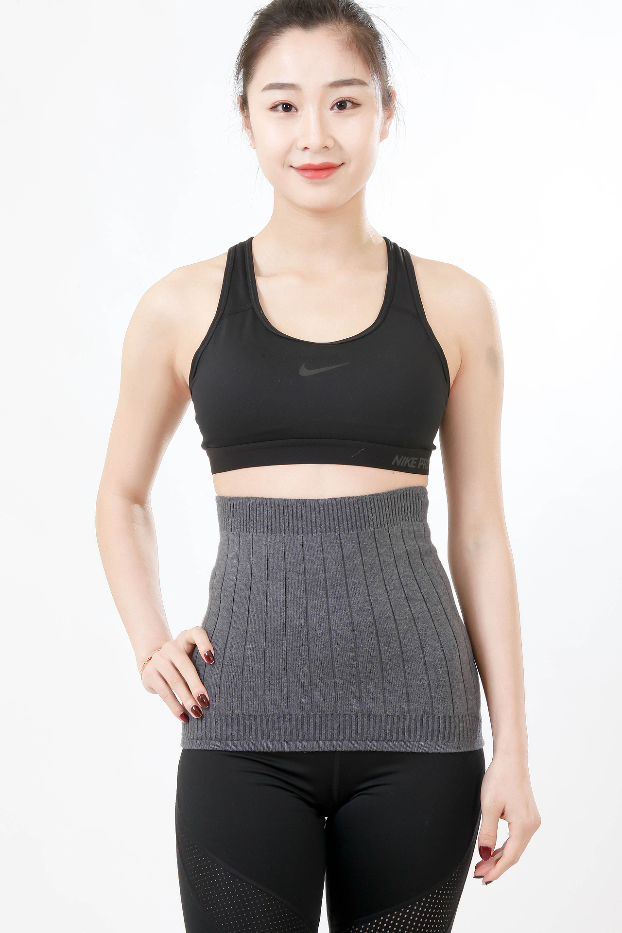 护膝护腰带内衣模特拍摄商业摄影石家庄衡水淘宝商品