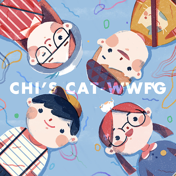 CHI'S CAT-WWFG｜插画修炼团（图ZOTg3ODQwODg=） - 艺术插画 - 站酷设计师吴草草原创素材 - 站酷ZCOOL