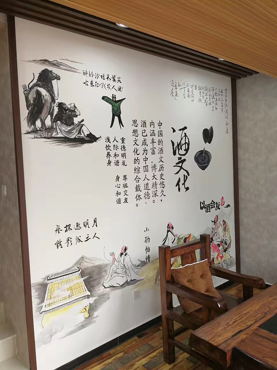 酒文化墙绘