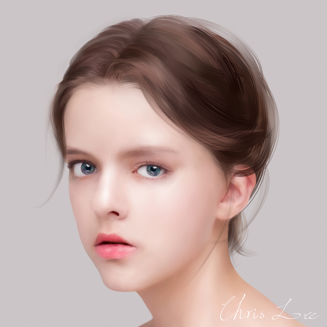 厚涂写生照片练习