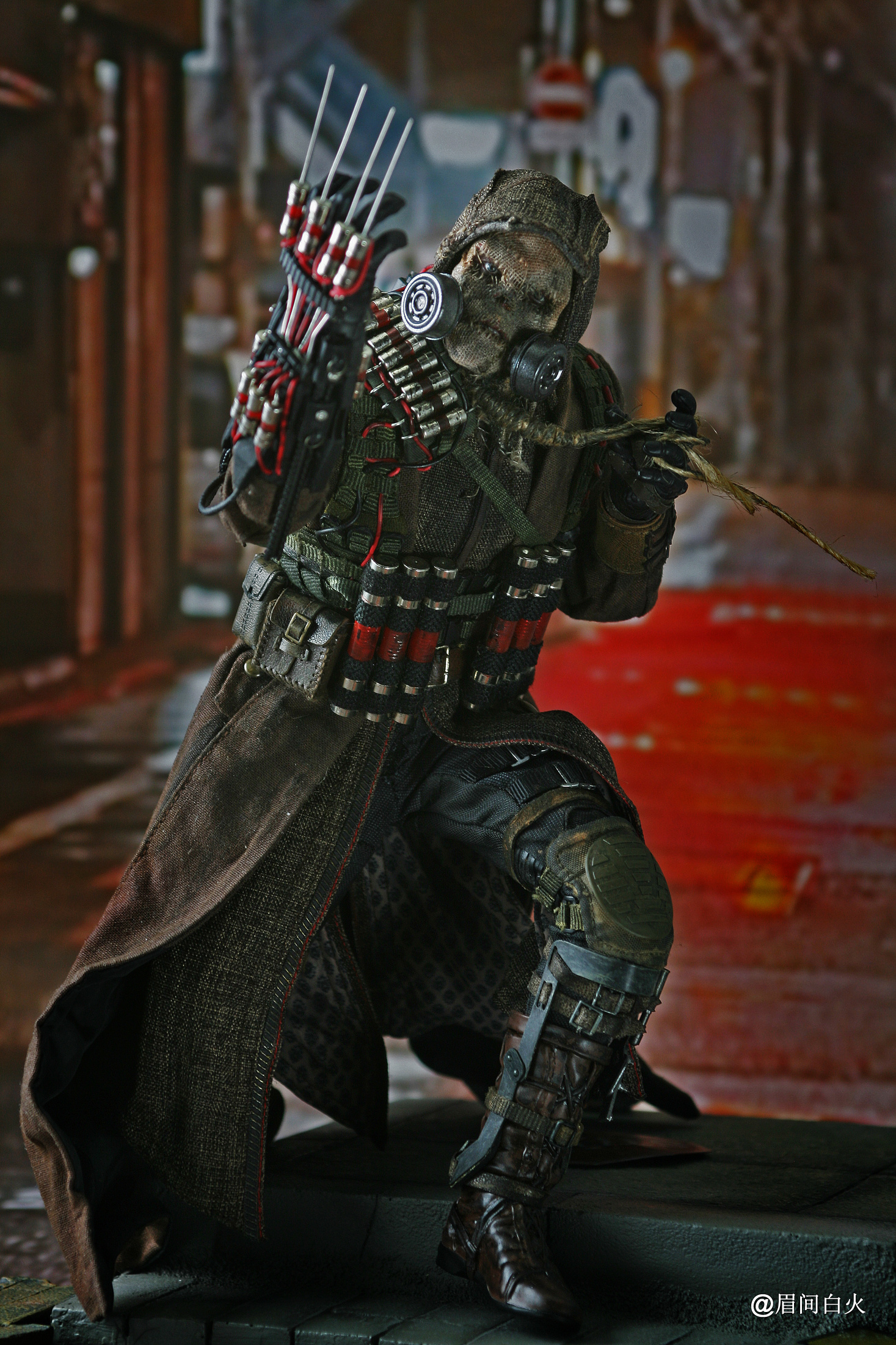 眉间白火的臆造自d之稻草人|手工艺|手办/模玩|眉间白火tan - 原创