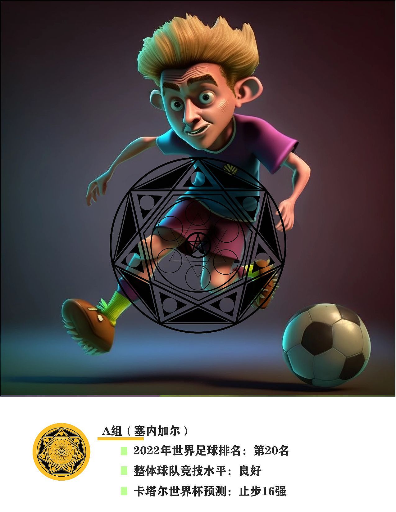 2022卡塔尔世界杯卡通人物