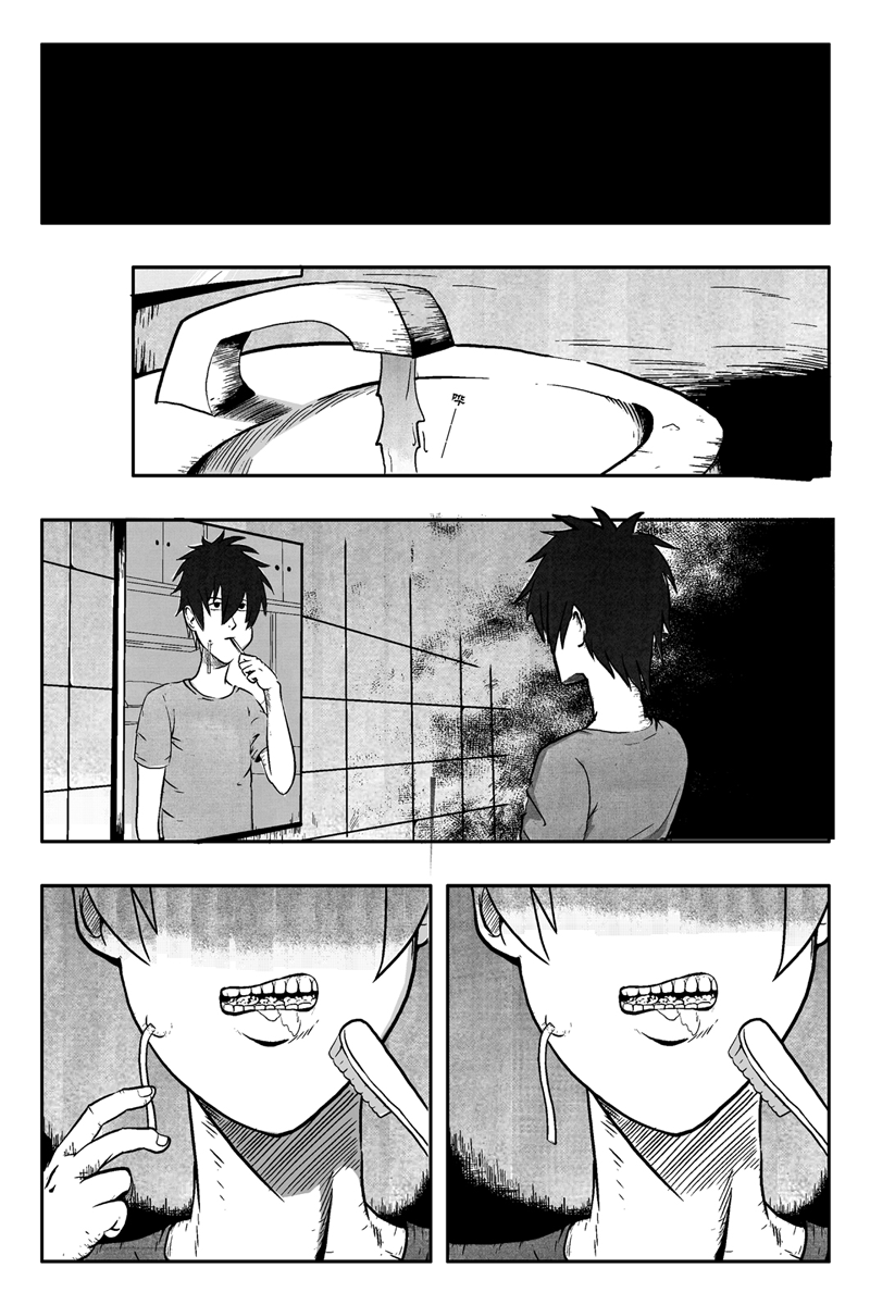 Ygg短篇猎奇恐怖漫画之脸颊暗疮密集症(18禁+重口味)