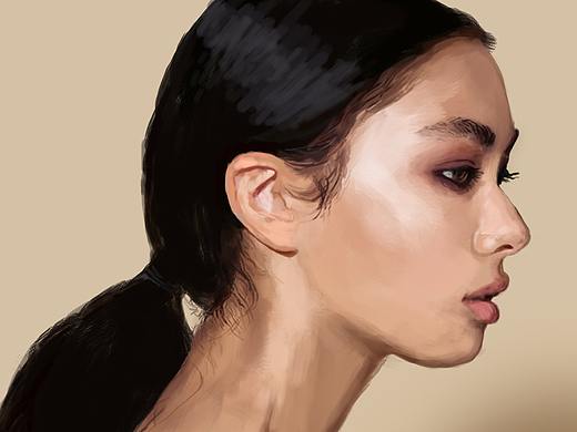 长发女孩（个人主页-ZNDU1NDc3ODA=） - 艺术插画 - 站酷设计师风小风风原创素材 - 站酷ZCOOL