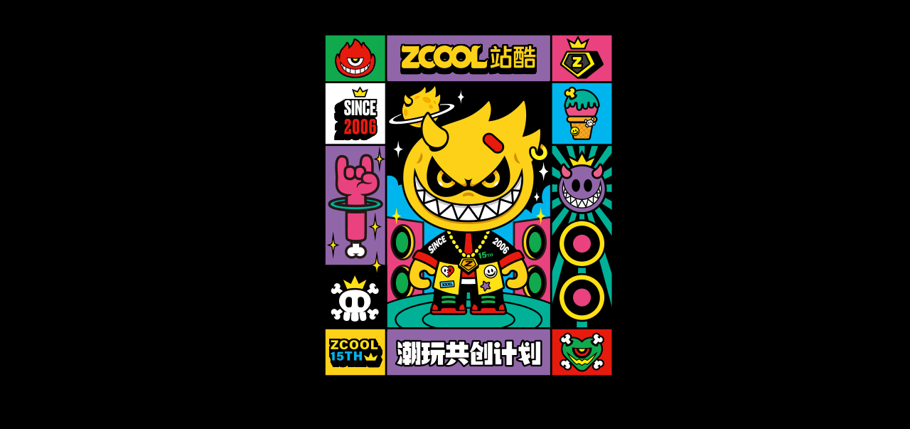 小Z潮玩——微笑恶魔Z（图ZMjU5NTA3Njgw） - IP形象 - 站酷设计师A百晓原创素材 - 站酷ZCOOL