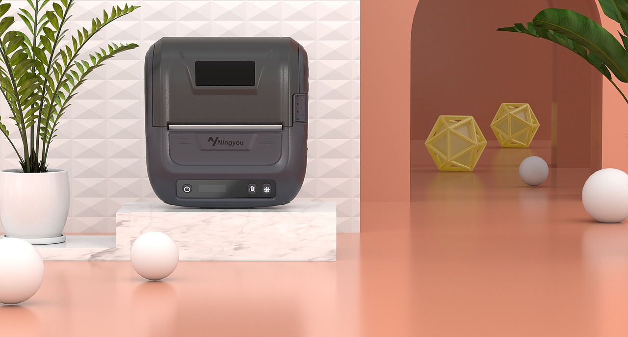 标签打印机场景图