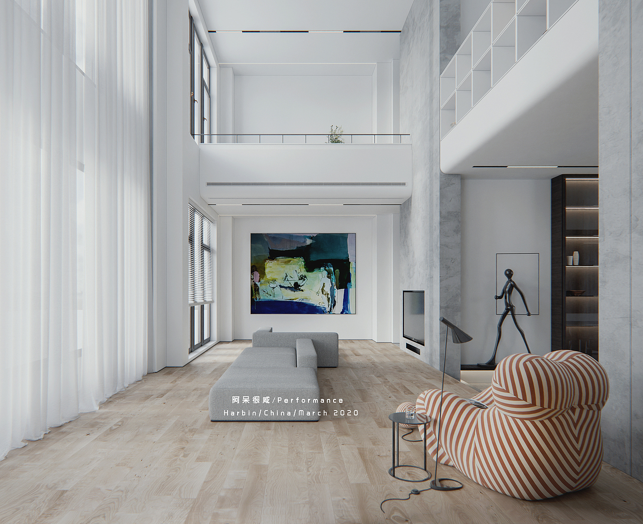 现代别墅·客厅