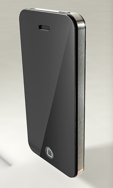 iphone4s建模－－渲染（图ZMTMzNzEzMTY4） - 其他三维 - 站酷设计师IggyLee原创素材 - 站酷ZCOOL