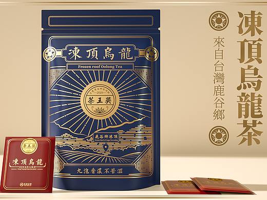 冻顶乌龙茶包装设计与效果图