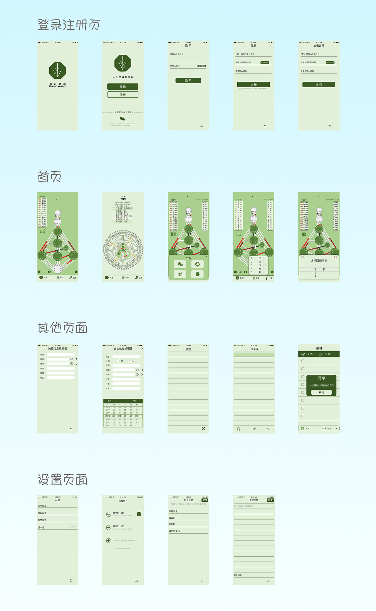 根据出生年月算命系统星座命盘黄道图心轮app（图ZMjE0MDQzNzgw） - APP界面 - 站酷设计师泡泡茶壶猪原创素材 - 站酷ZCOOL