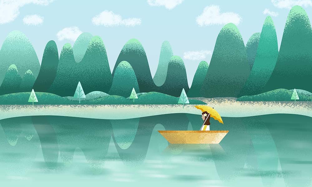 山水鼠绘插画（图ZMTg4NTQ4ODM2） - 商业插画 - 站酷设计师忘记用户名了原创素材 - 站酷ZCOOL