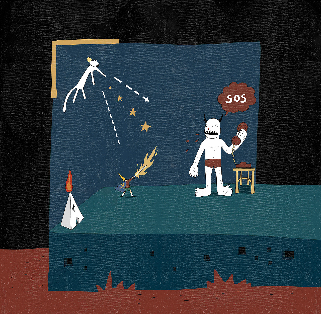 跟女儿一起每天的日涂练习