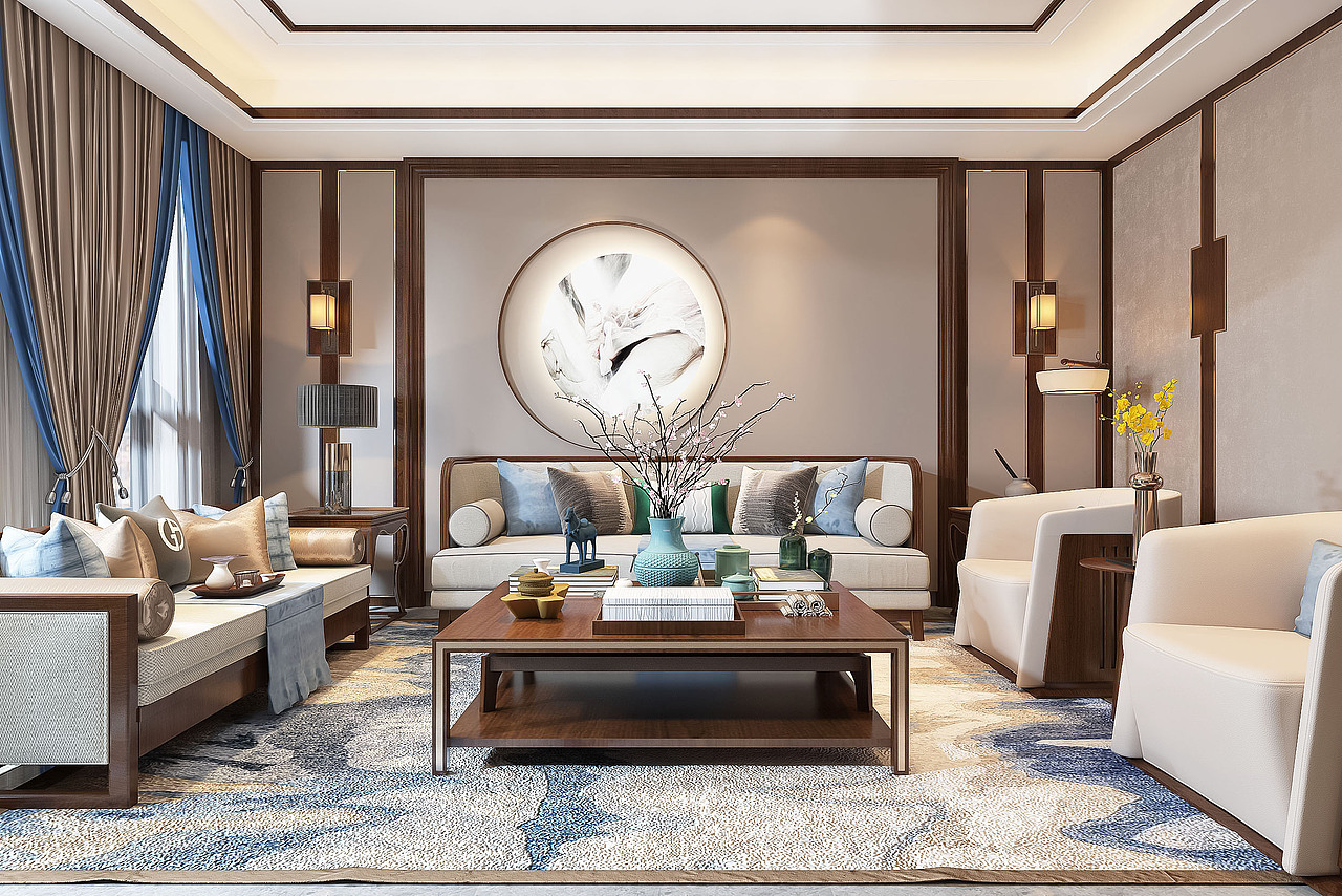 中式客厅客户案例分享