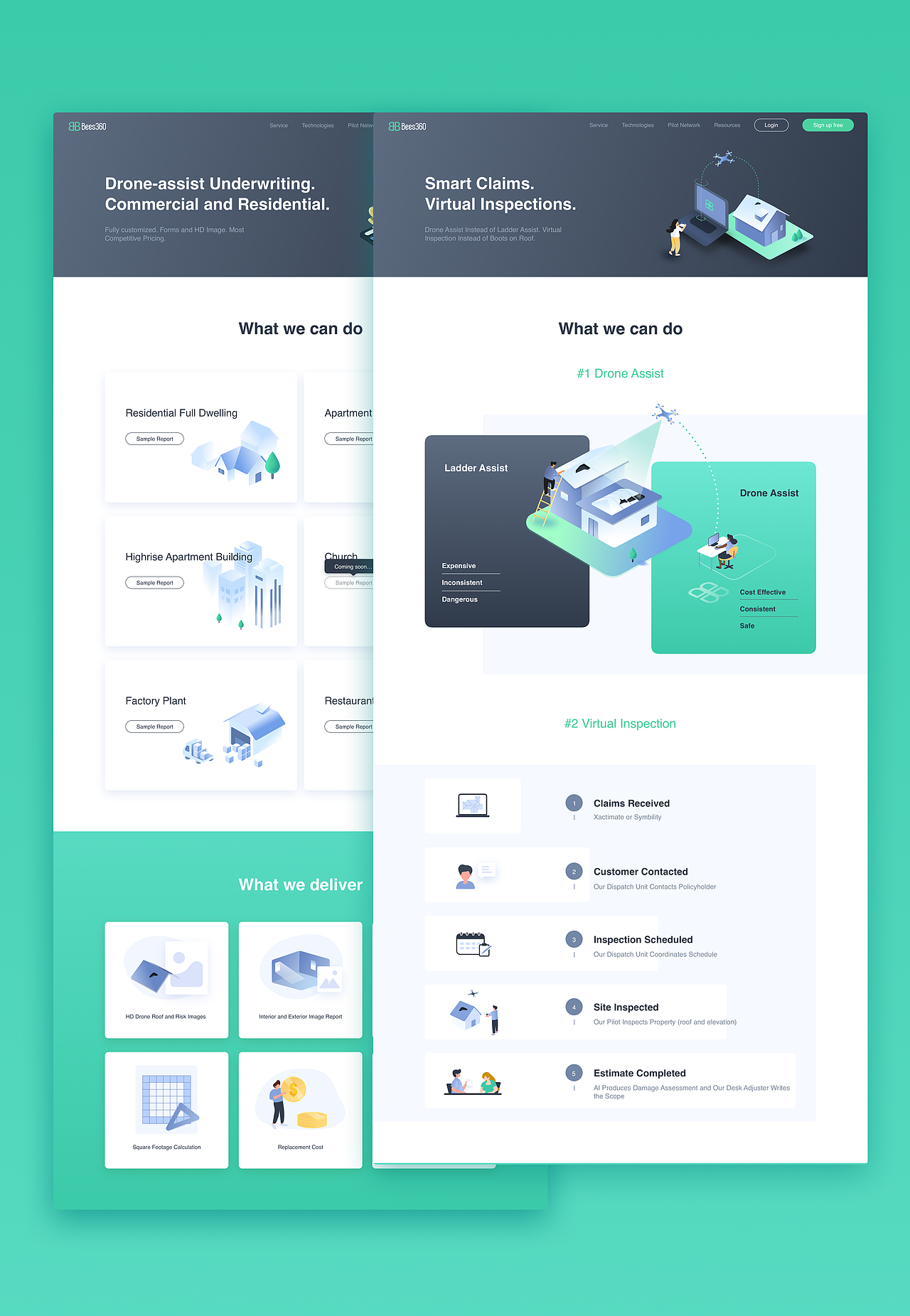 Bees360官网设计（图ZMjU4MDYyMjA0） - 企业官网 - 站酷设计师LLDong原创素材 - 站酷ZCOOL