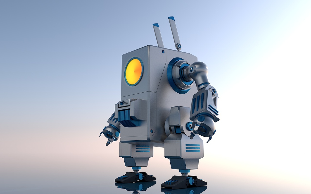 C4D-临摹-机器人