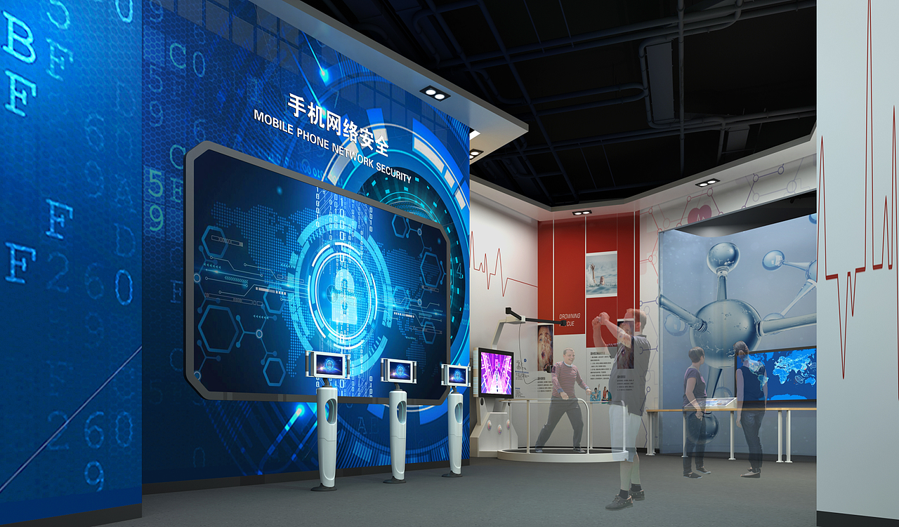 展厅效果图（图ZMjYwNDY0MTQ0） - 景观设计 - 站酷设计师YISHENGZHIAI原创素材 - 站酷ZCOOL
