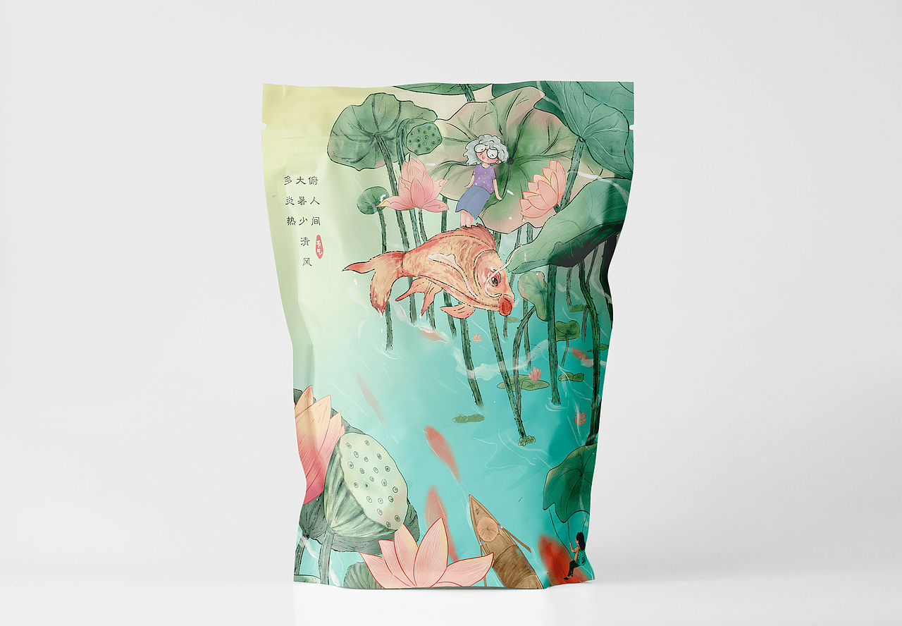 大暑/节气（图ZMjYzOTM5NTY0） - 商业插画 - 站酷设计师商文育原创素材 - 站酷ZCOOL