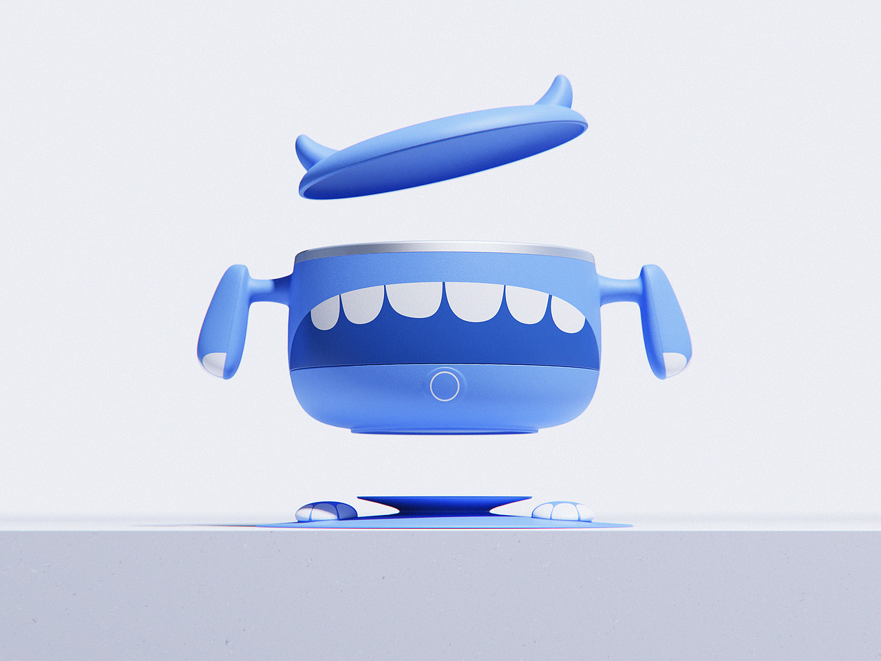 小怪兽-儿童恒温碗（图ZMjg3NjU1NjEy） - 生活用品 - 站酷设计师给我个叉烧包原创素材 - 站酷ZCOOL