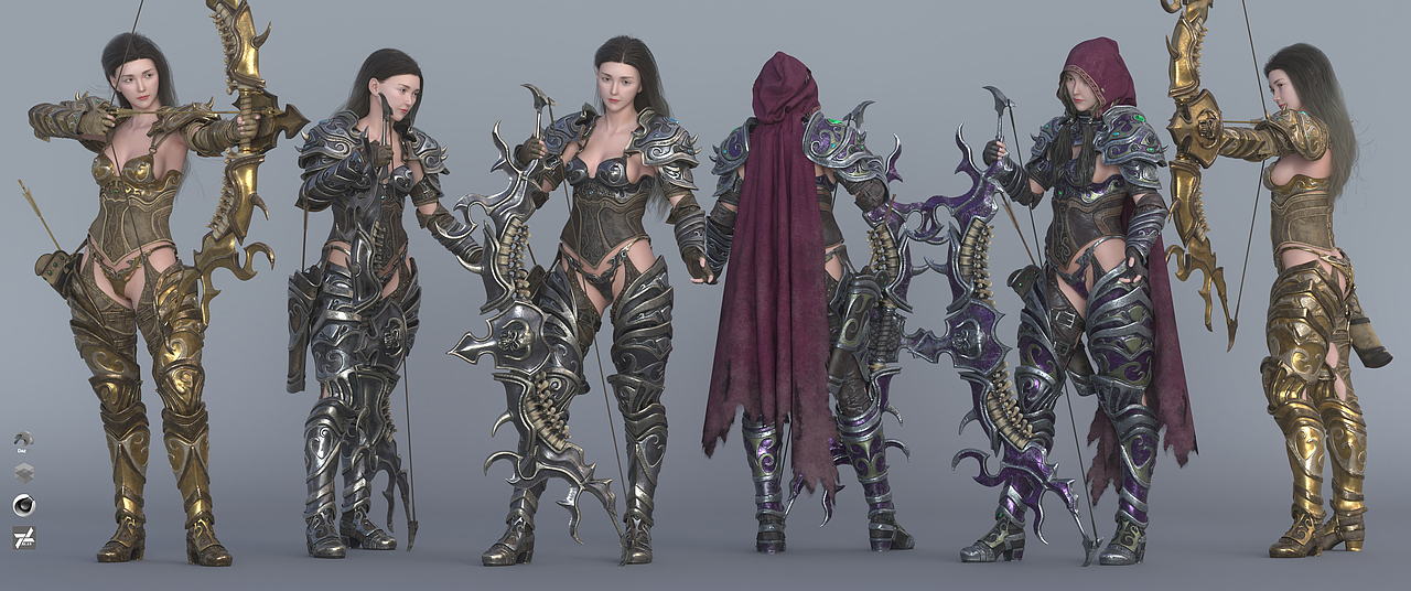 C4D Redshift 角色渲染合集05