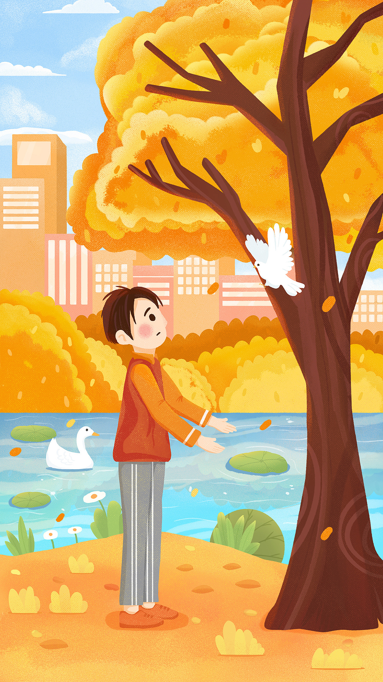 二十四节气——立秋|插画|创作习作|画画的菜菜 - 原创作品 - 站酷