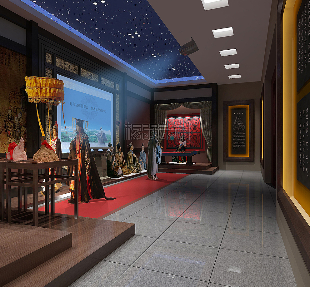 孔子文化展馆—杨强设计（图ZMTAwMjU2NDY4） - 展陈设计 - 站酷设计师杨强设计原创素材 - 站酷ZCOOL