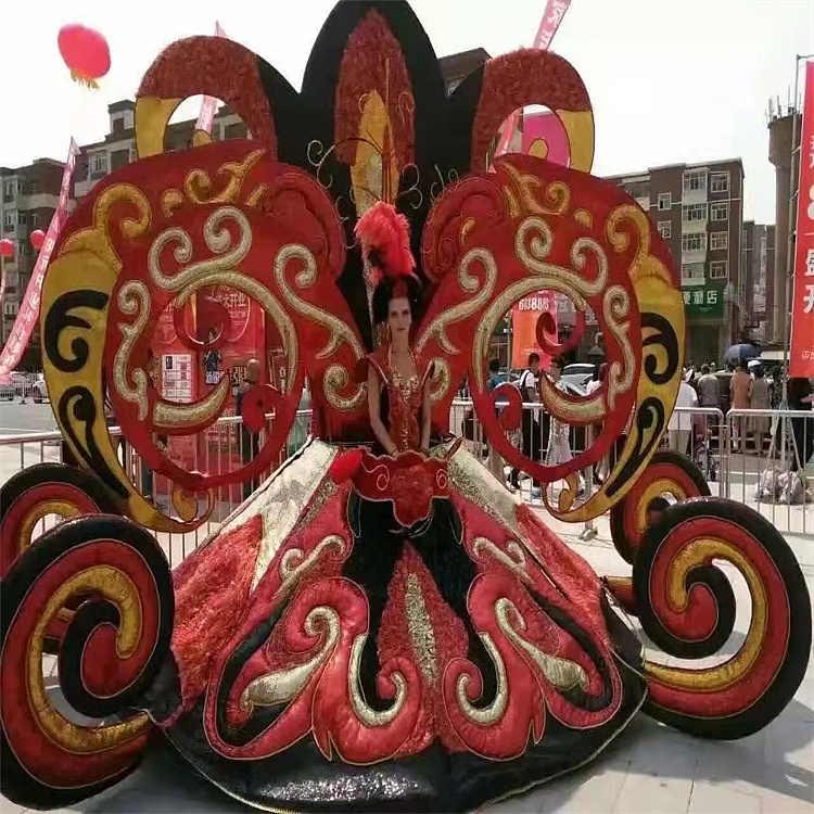 炫丽多彩巡游花车租出售