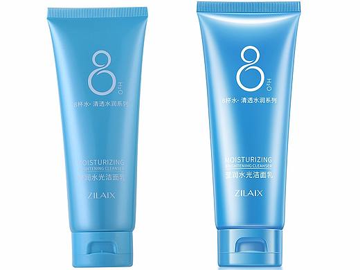 8杯水洗面奶（個(gè)人主頁(yè)-ZMzExMTYwNjQ=） - 包裝 - 站酷設(shè)計(jì)師秋不落燁原創(chuàng)素材 - 站酷ZCOOL