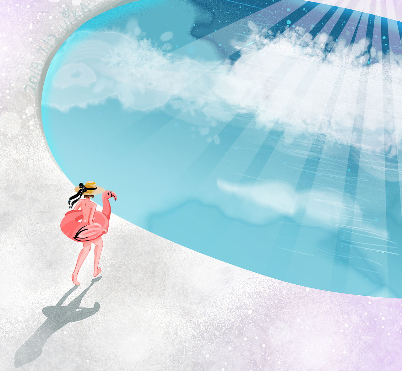 summer girls-2（图ZMTIyMjE2MDE2） - 创作习作 - 站酷设计师vika_kaka原创素材 - 站酷ZCOOL