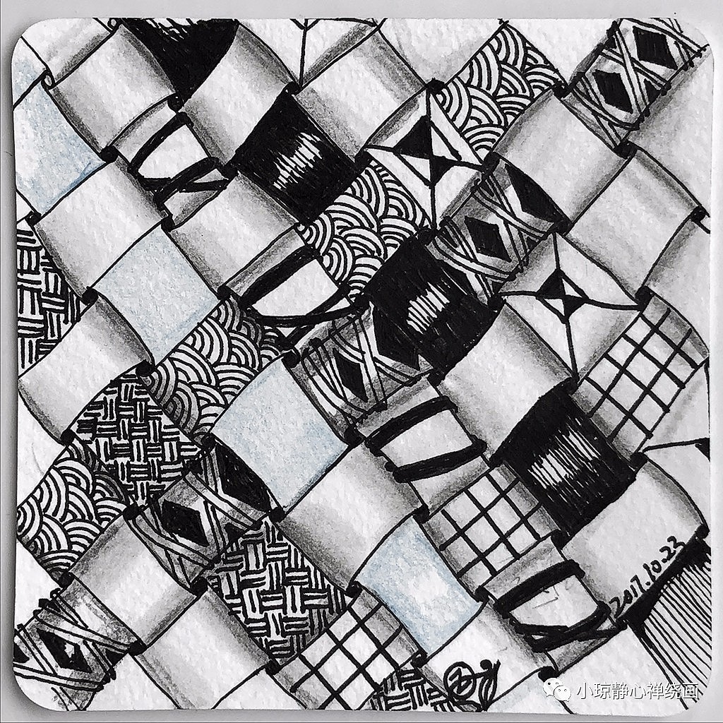 禅绕画（图ZMTIzMTg1NTI0） - 绘画 - 站酷设计师小琼静心禅绕画原创素材 - 站酷ZCOOL