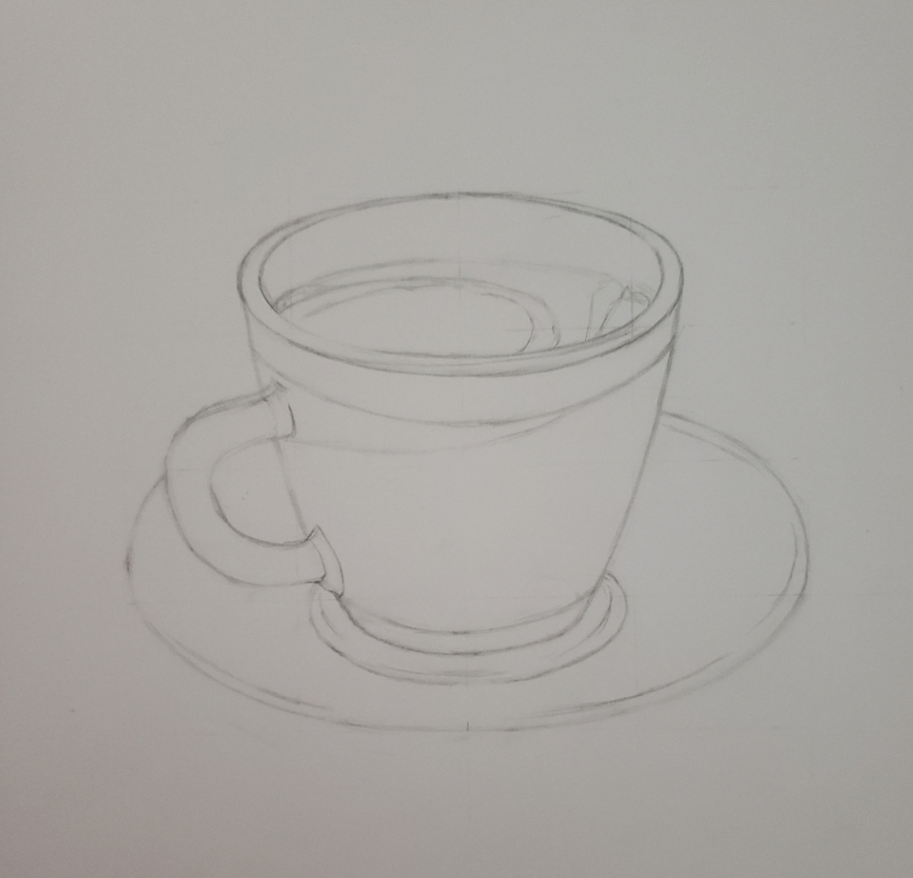 卡通logo标签彩铅茶杯玻璃杯手绘步骤图作品信息创作时间2020/03/29
