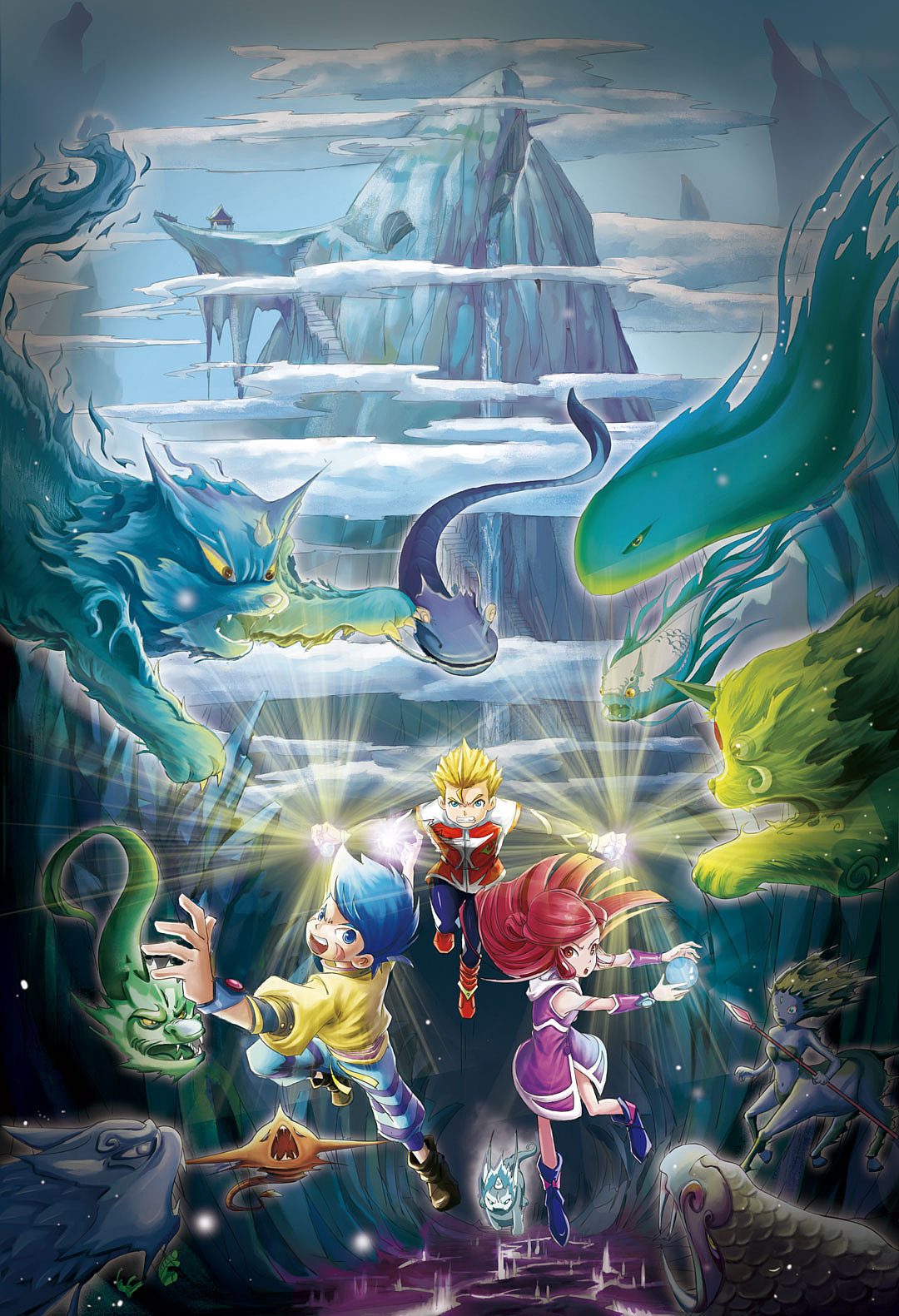 《诺米亚的暗影》封面图绘画,已出版~