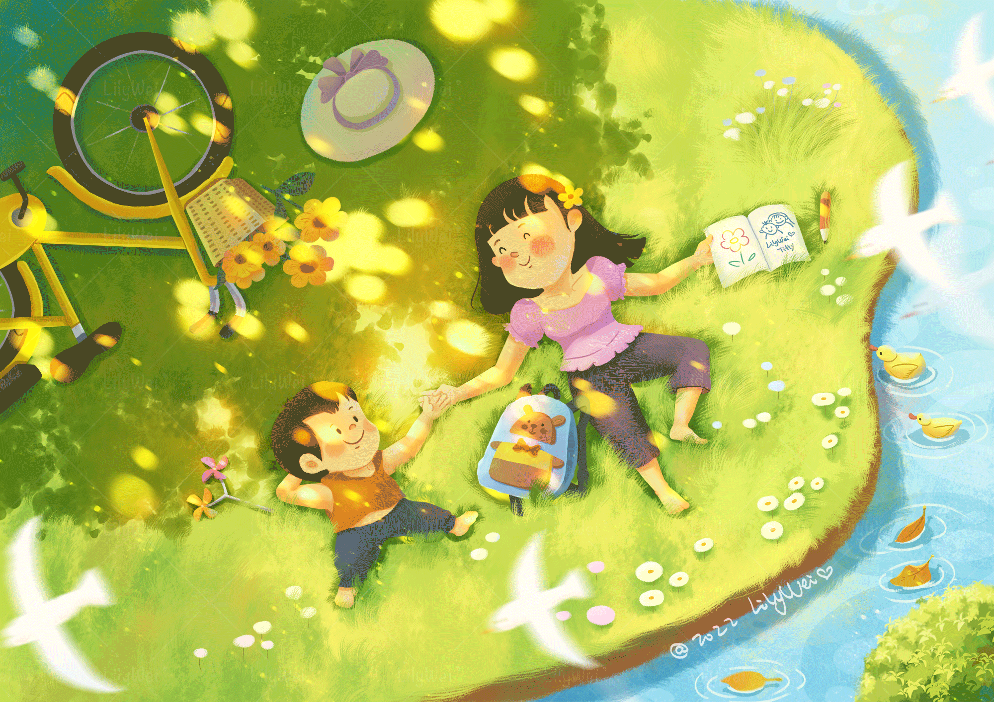 1-2月插画作品总结（图ZMjkwMzQxNTE2） - 创作习作 - 站酷设计师插画师阿丽子原创素材 - 站酷ZCOOL