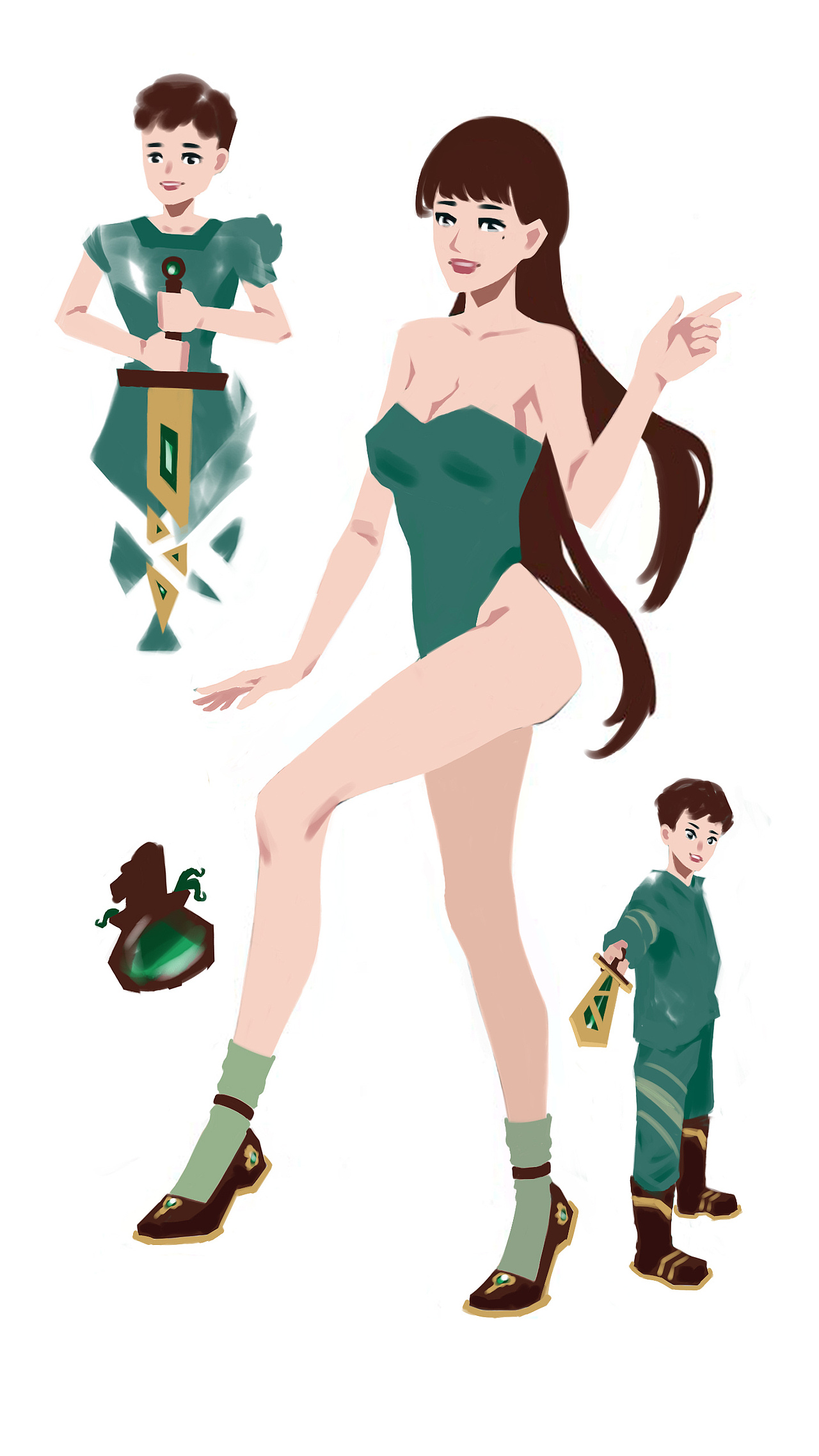 女孩们（图ZMjkzMTcyNTI0） - 创作习作 - 站酷设计师aszzz原创素材 - 站酷ZCOOL