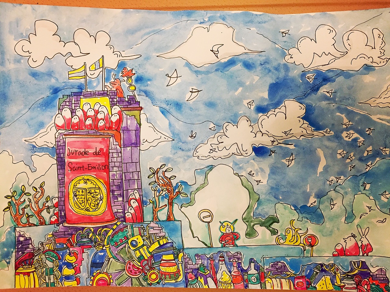 无印良品本子的随便涂涂（图ZNzk1NzI0OTY=） - 儿童插画 - 站酷设计师blingblingkang原创素材 - 站酷ZCOOL