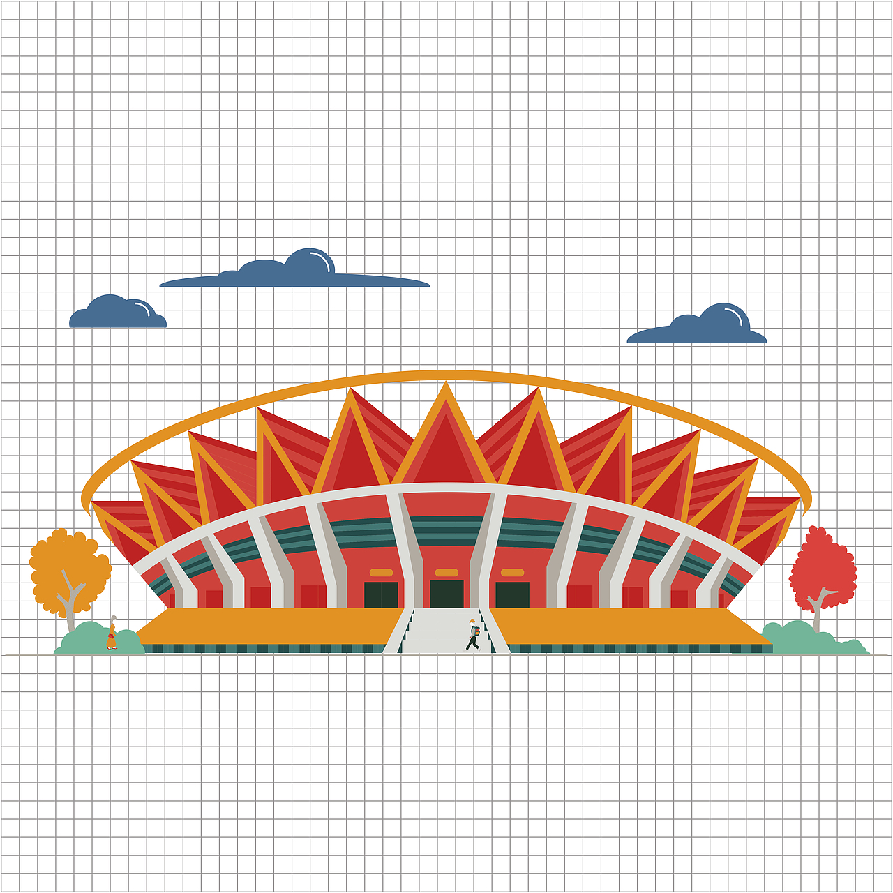 印象佛山——城市形象插画图形设计（图ZMTIxODk1Mjgw） - 艺术插画 - 站酷设计师TIHOSIU原创素材 - 站酷ZCOOL