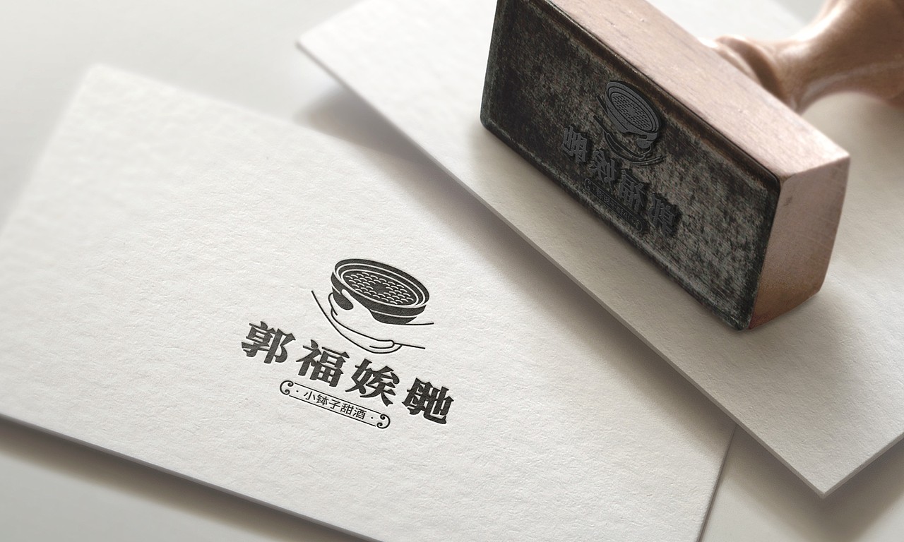 郭福娭毑·小钵子甜酒 LOGO设计 传统餐饮设计（图ZMjE5OTAzODI0） - Logo - 站酷设计师CIGA世佳创意原创素材 - 站酷ZCOOL