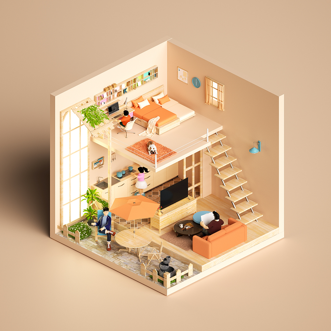 近期一些練習(xí)作品（C4D+OC）（圖ZMjQzOTEyMjgw） - 場(chǎng)景 - 站酷設(shè)計(jì)師Promise諾原創(chuàng)素材 - 站酷ZCOOL