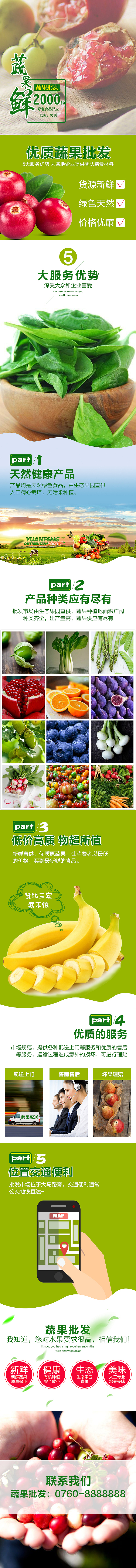 蔬果批发行业模板设计