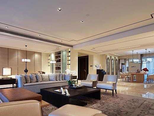 广东佛山千灯湖1号样板间-新中式