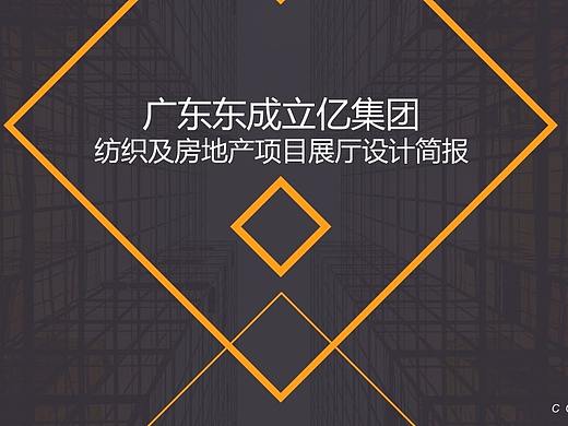 广东东成立亿集团 纺织及房地产项目展厅设计（概念）