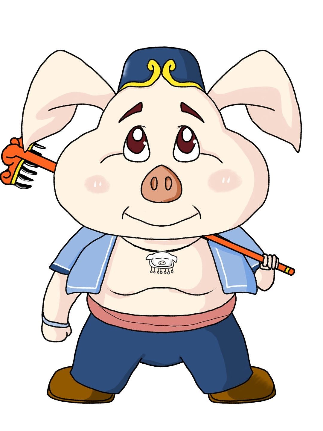 手绘插画~卡通版