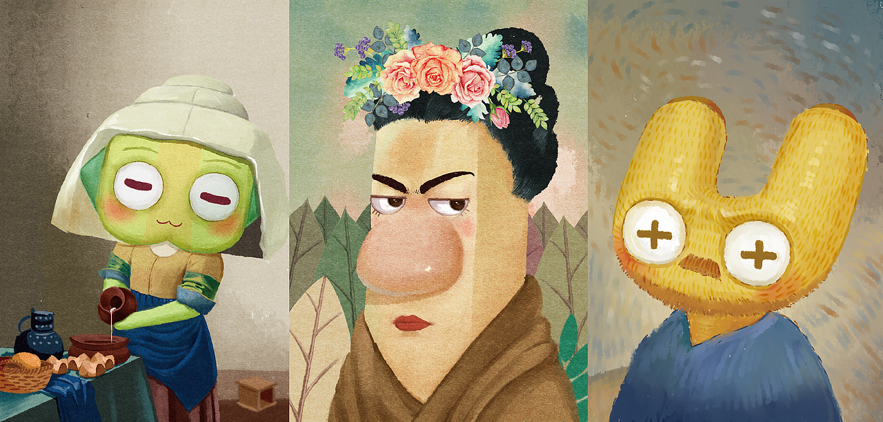 2021 作品集（图ZMjgzNDA3NTgw） - 商业插画 - 站酷设计师蟹黄味哈密瓜原创素材 - 站酷ZCOOL